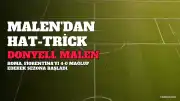 Roma, Fiorentina'yı Malen'ın Hat-trick'iyle Farklı Geçti: 4-0