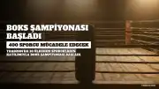 15 Yaş Altı Avrupa Boks Şampiyonası Trabzon'da Başladı