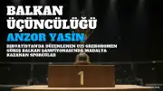 Anzor Yasin, U15 Grekoromen Güreş Balkan Şampiyonası'nda Balkan üçüncüsü oldu
