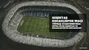 Beşiktaş ve Kocaelispor, Tüpraş Stadyumu'nda Karşılaşıyor