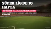Süper Lig'de 10. Hafta Heyecanı Yarın Başlıyor: Konyaspor Galatasaray'ı Ağırlıyor