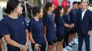 İçişleri Bakan Yardımcısı Bülent Turan, Çanakkale'de Milli Sporcularla Buluştu