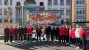 U15 Kadınlar Balkan Güreş Şampiyonası'nda Altın Madalya Kazanan Reyhan Akdağ ve Tenzile Sude Altan'a Çamardı'da Coşkulu Karşılama