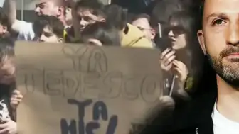 Fenerbahçe'de Teknik Direktör Tedesco'ya Taraftarlardan Duygusal Veda