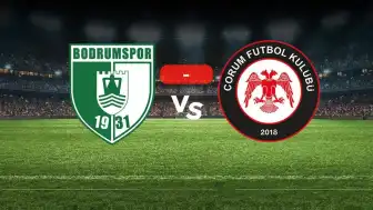 Bodrumspor Çorum FK Maçında Gol Ses Çıkmadı: 0-0