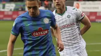 Konyaspor, Rizespor deplasmanında 3-2 mağlup oldu