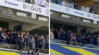 Fenerbahçe Genel Kurulu'nda Protokol Tribününde Kavga Çıktı