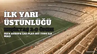 Beşiktaş, Kauno Zalgiris Karşısında İlk Yarıyı Önde Tamamladı