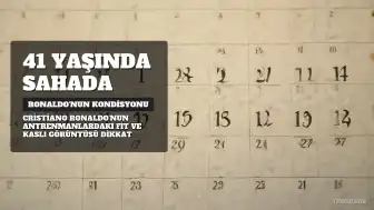 Cristiano Ronaldo'nun 41 Yaşındaki Fiziksel Kondisyonu Dikkat Çekti