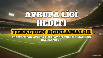 Fatih Tekke: Avrupa Ligi'ne katılma hedefimiz var