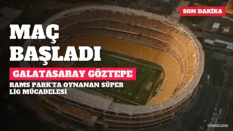 Galatasaray - Göztepe Maçı Başladı | Aslan 3 Puan Peşinde