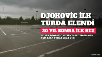 Novak Djokovic, ABD Açık'ta 20 Yıl Sonra İlk Kez İlk Turda Elendi