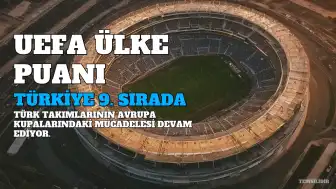 UEFA Ülke Puanı Sıralaması 26 Ağustos 2026: Türkiye 9. Sırada