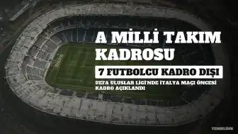 A Milli Takım'da İtalya Maçı Kadrosu Açıklandı: 7 Futbolcu Kadro Dışı