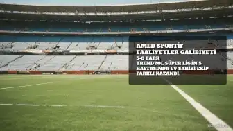 Amed Sportif Faaliyetler, Başakşehir'i Farklı Skorla Mağlup Etti