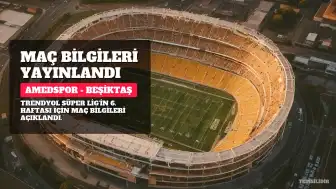 Amedspor - Beşiktaş Maçı Detayları Belli Oldu: Yayın Bilgileri ve Kadro Durumu