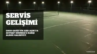 Coco Gauff'un Yeniden Güçlenen Servisiyle ABD Açık'ta Zeynep Sönmez'i Mağlup Etmesi: Servis Artık Bir Silah