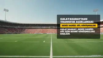 Galatasaray, Deniz Daniel Gül'ün Transferi İçin Görüşmelere Başladığını Duyurdu