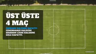 Ederson'dan Ligde Üst Üste 4 Maçta Gol Yememe Başarısı