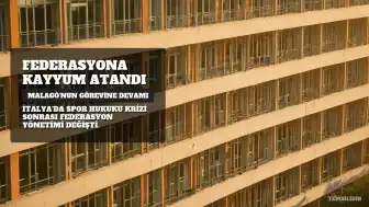 Giovanni Malagò, Kendi Federasyonuna Kayyum Olarak Atandı