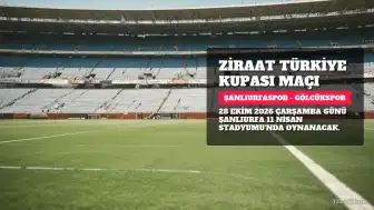 Şanlıurfaspor ve Gölcükspor, Ziraat Türkiye Kupası'nda Karşılaşıyor