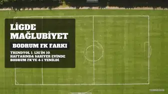 Sarıyer, Bodrum FK'ya Evinde 4-1 Yenildi