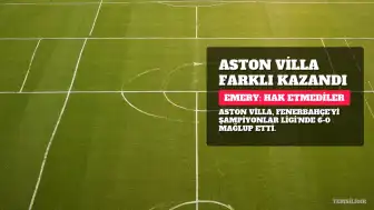Unai Emery: Fenerbahçe Altı Gol Yemeyi Hak Etmedi