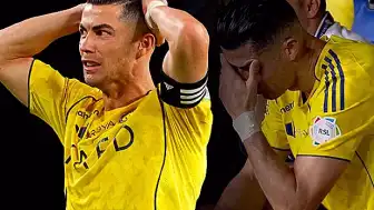 Al Nassr, şampiyonluk fırsatını 90+8'de kaçırdı: Ronaldo üzüntü yaşadı