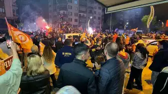 Galatasaray'ın Şampiyonluğu Afyonkarahisar'da Coşkuyla Kutlandı