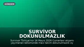 Survivor Dokunulmazlık Oyununu Mavi Takım Kazandı