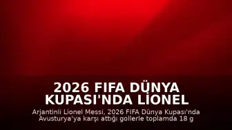 2026 FIFA Dünya Kupası'nda Lionel Messi'den Tarihi Rekor