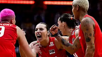 A Milli Kadın Voleybol Takımı, Milletler Ligi'ne galibiyetle başladı