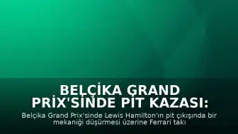 Belçika Grand Prix'sinde Pit Kazası: Ferrari'ye Para Cezası Verildi
