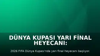 Dünya Kupası Yarı Final Heyecanı: Fransa - İspanya Mücadelesi ve Öne Çıkan Maçlar