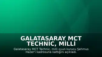 Galatasaray MCT Technic, Milli Basketbolcu Şehmus Hazer'i Transfer Etti