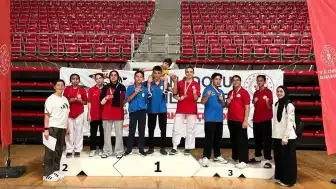 Konya'daki ANALİG Karate Müsabakalarında Sivaslı Sporcular Madalya Yağdırdı