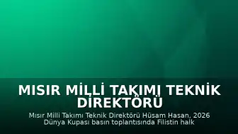Mısır Milli Takımı Teknik Direktörü Hüsam Hasan: "Filistin halkının acısını hissetmeyen, insan olmayı hak etmiyor"