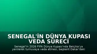 Senegal'in Dünya Kupası Veda Süreci Dakar'da Üzüntüyle Karşılandı