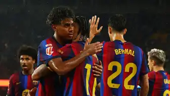 Barcelona, Racing Santander'i Farklı Mağlup Etti: 7-2