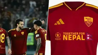 Roma, Fenerbahçe Maçı Öncesi "Together for Nepal" Temalı Forma Giyecek