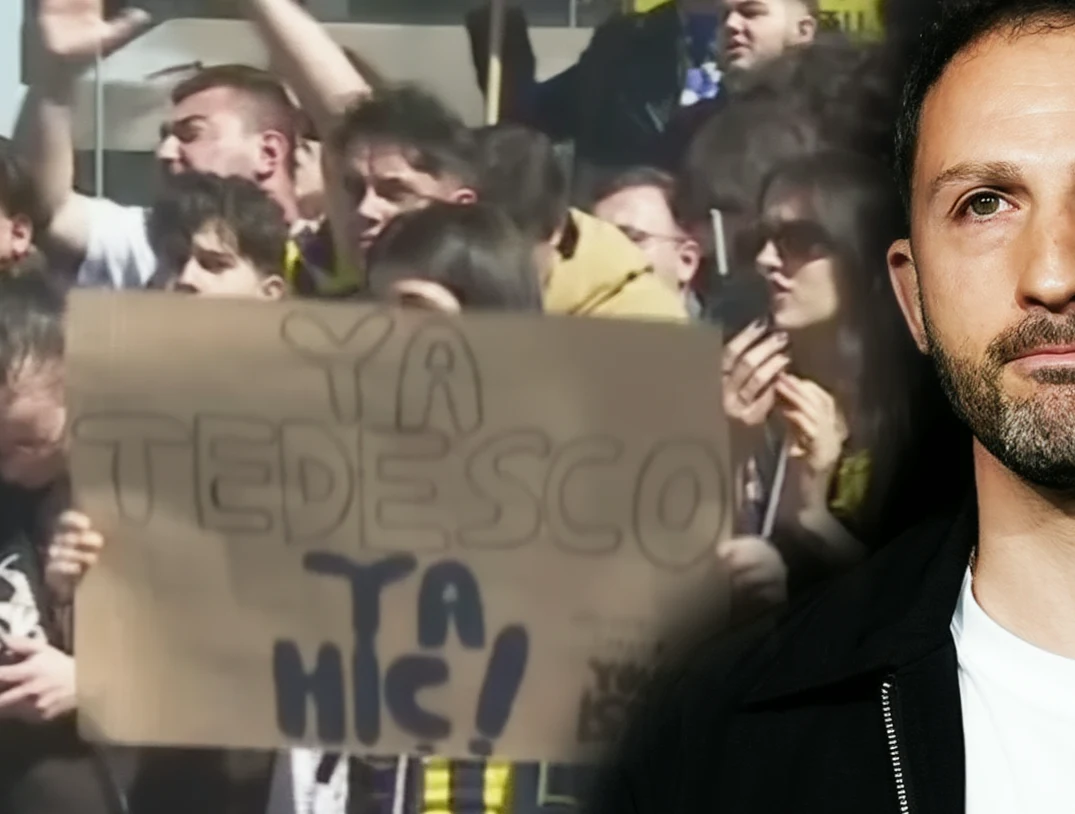 Fenerbahçe'de Teknik Direktör Tedesco'ya Taraftarlardan Duygusal Veda