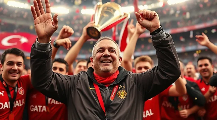 Okan Buruk, Galatasaray ile 5. Şampiyonluğunu Kutluyor