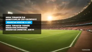Arda Turan'ın Shakhtar Donetsk'i ile İlk Şampiyonlar Ligi Galibiyeti: AEK 1-3 Mağlup Oldu