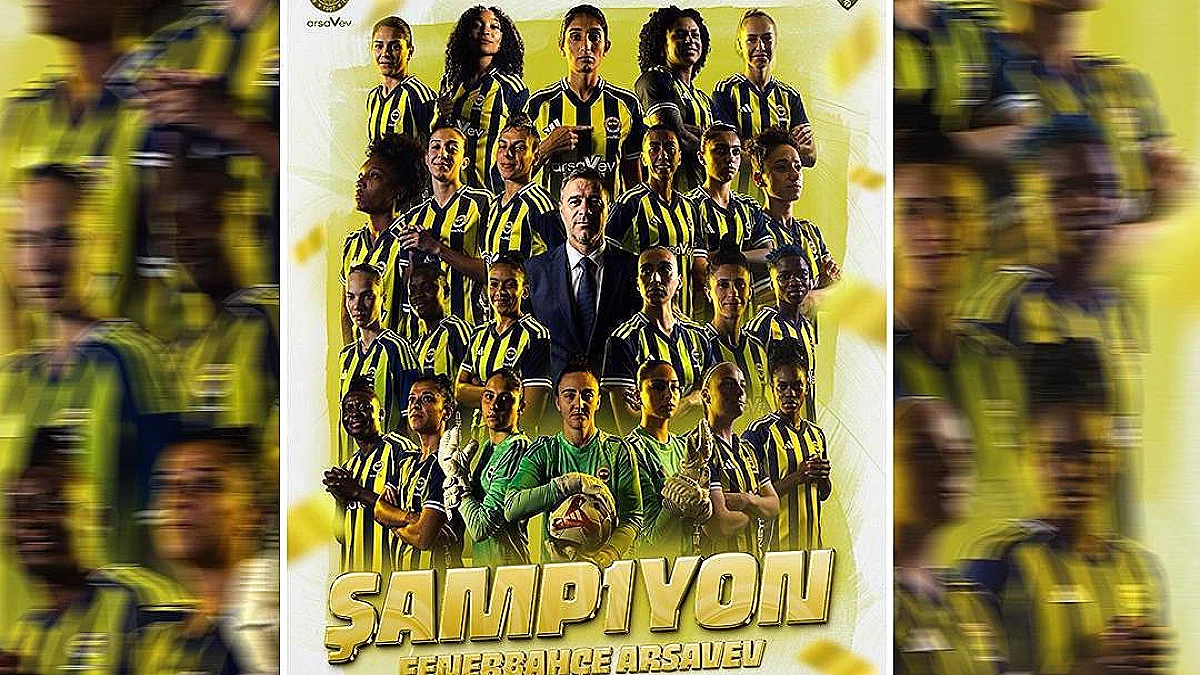 Fenerbahçe ArsaVev, Kadın Futbol Süper Ligi'nde Şampiyon Oldu