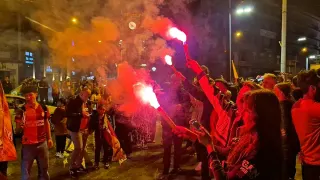 Galatasaray Taraftarlarından Şampiyonluk Kutlaması