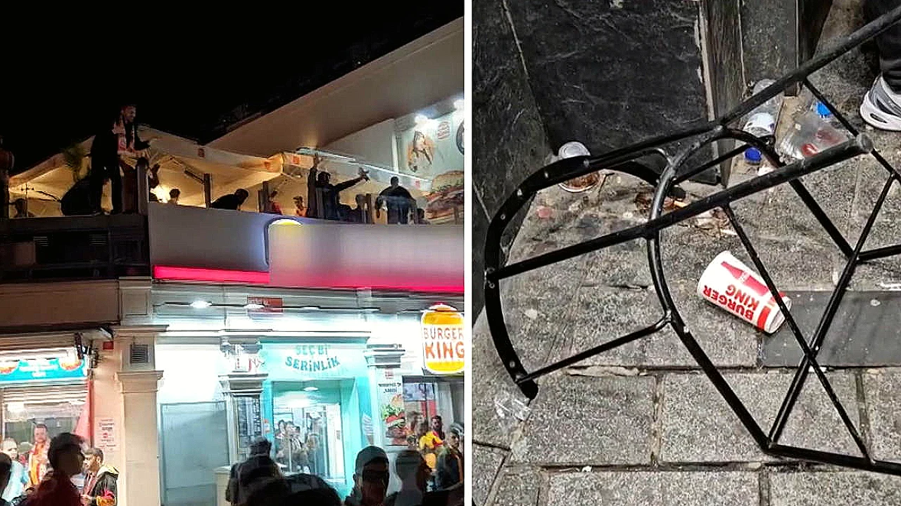 Taksim'de Galatasaray Şampiyonluk Kutlamasında Kavga: 1 Kadın Yaralandı