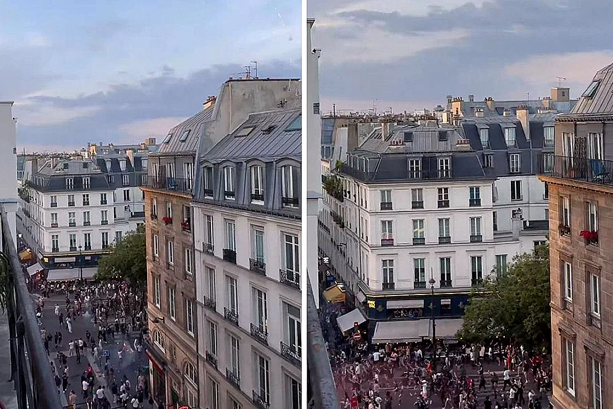 PSG'nin Şampiyonlar Ligi Zaferi Sonrası Paris Sokaklarında Görüntüler Gün Yüzüne Çıktı